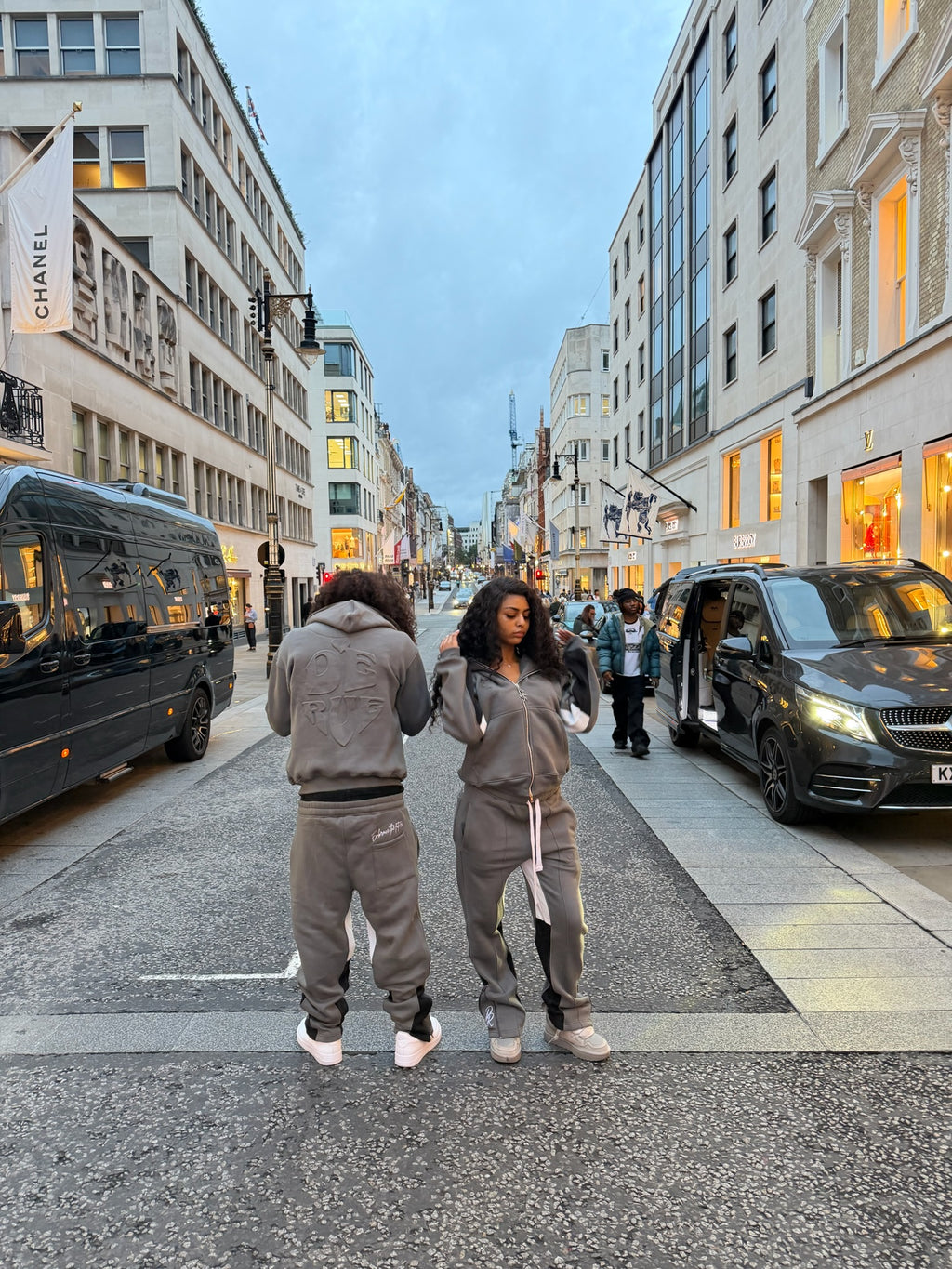 Charcoal De Rue Hoodie