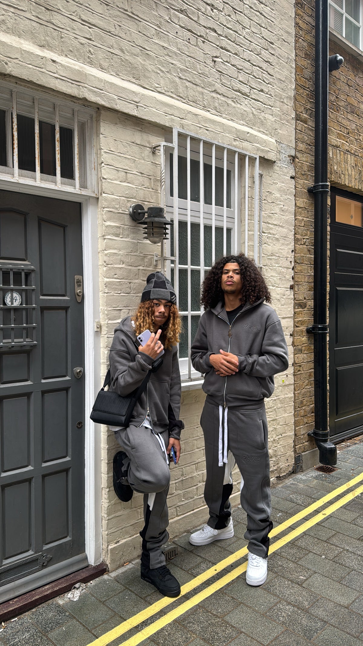 Charcoal De Rue Hoodie