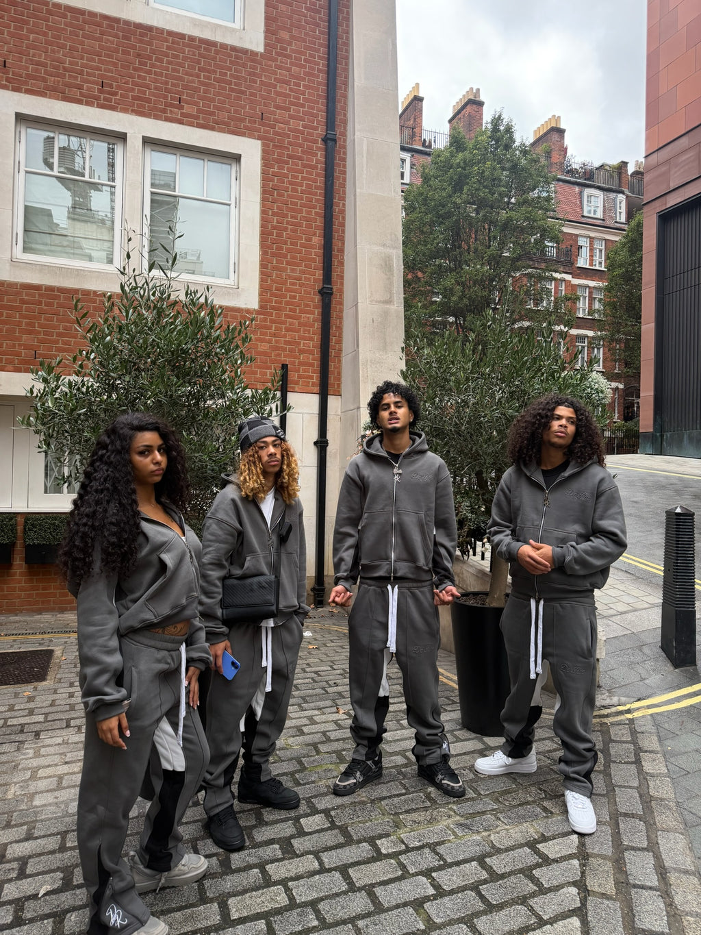 Charcoal De Rue Tracksuit